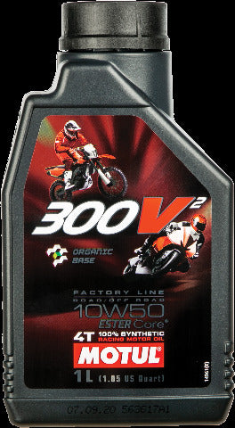 MOTUL 300V2 4T COMPETITION SYNTHETIC OIL 10W50 1 LT 108586