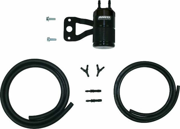 MOROSO AIR OIL SEPARATOR TWIN CAM W/STOCK AIR CLEANER BLACK 85714