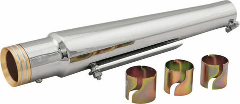 HARDDRIVE TRUMPET STYLE MUFFLER GOLD BILLET END CAP 52-926