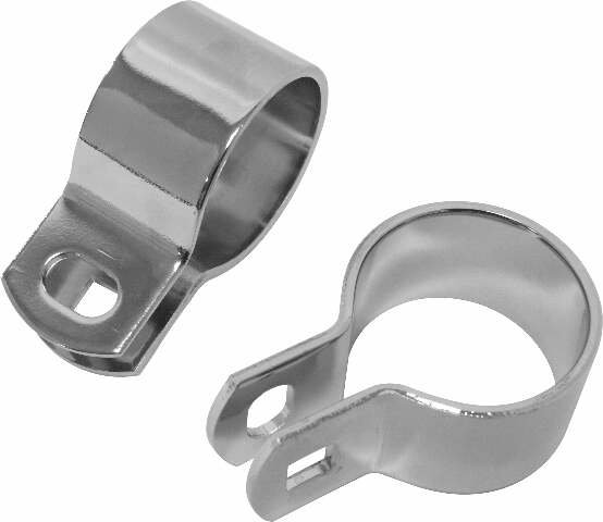HARDDRIVE EXHAUST BRACKET CHROME 55-014