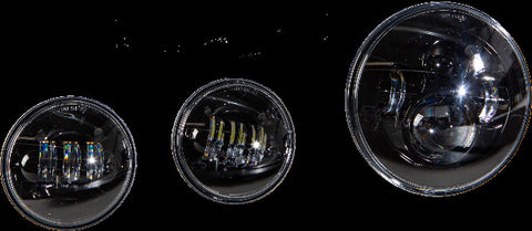 HARDDRIVE LED HEADLIGHT/PASSING LAMP SET BLACK 820-0366