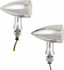 HARDDRIVE MINI AMBER LED BULLET MARKER LIGHT CHROME W/CLEAR LENS L22-64B4AE