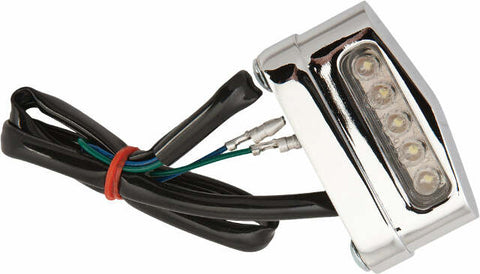 HARDDRIVE 3D LICENSE PLATE LIGHTS 5 LED LIGHT CHROME L12-6024ACE