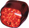 HARDDRIVE LAYDOWN LED TAILLIGHT RED LENS L24-0433DRLED