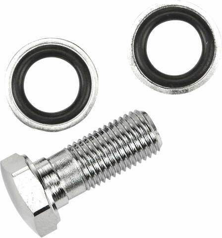 HARDDRIVE BANJO BOLTS HEX KIT CHROME OE#41747-82 17-0085