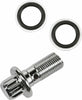 HARDDRIVE BANJO BOLTS 12-PT KIT CHROME OE#41739-84 17-0086