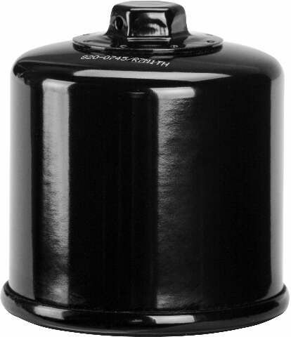 HARDDRIVE INDIAN OIL FILTER BLACK W/HEX SCOUT PS199N