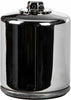 HARDDRIVE HD OIL FILTER CHROME EVO HEAVY DUTY W/HEX PS170CNHD