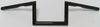 HARDDRIVE Z-BAR ONE INCH DIMPLED 6 INCH GLOSS BLACK 21-228GB