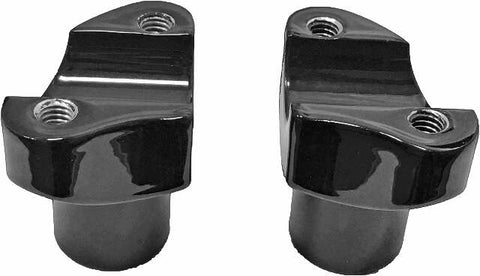 HARDDRIVE FORGED HANDLEBAR RISER STRAIGHT BLACK 2
