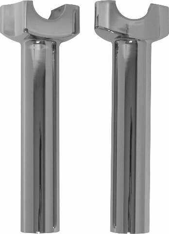 HARDDRIVE H-BAR RISERS ALUMINUM STRAIGHT CHROME 6-1/2
