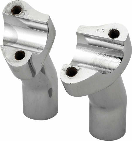 HARDDRIVE FORGED HANDLEBAR RISER PULLBACK CHROME 3.5