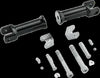 HARDDRIVE PASSENGER PEG MOUNT BLACK M8 MODELS REPL 50500771 352236