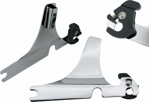 HARDDRIVE DETACHABLE SIDE PLATES CHROME FX/FL 06-UP FLST/N 05-UP 086081