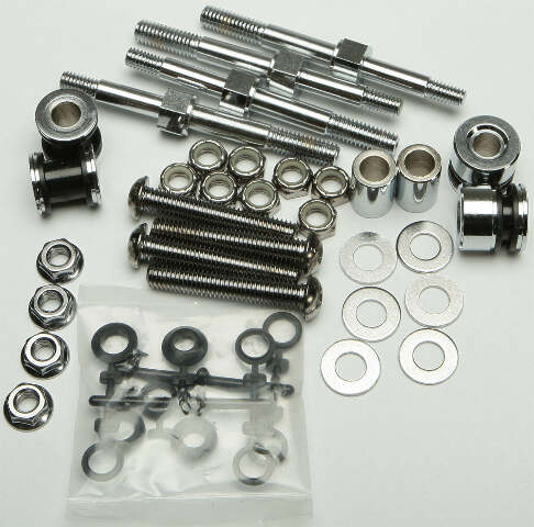 HARDDRIVE DOCKING HARDWARE KIT CHROME FLSTC 00-02 086087