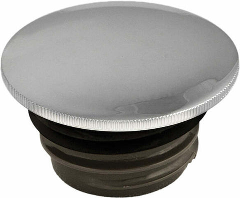 HARDDRIVE GAS CAP SCREW-IN SMOOTH VENTED CHROME `96-20 03-0316A-A