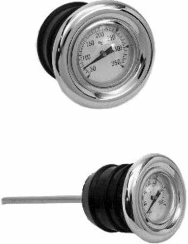 HARDDRIVE OIL DIP STICK W/TEMP GAUGE WHITE 1984-99 SOFTAIL MODELS 122053