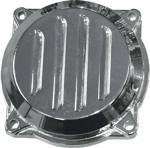 HARDDRIVE CARBURETOR TOP COVER CHROME LOUVERED DESIGN 38-124A