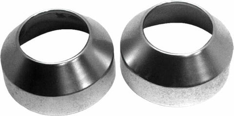 HARDDRIVE FORK BOOT CAPS CHROME FXWG & 84-UP FLST 23-0313