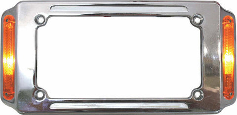 HARDDRIVE LICENSE FRAME LOUVERED ALUMINUM 28-6027A