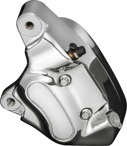 HARDDRIVE CHROME BRAKE CALIPER RIGHT FRONT `84-99 89450