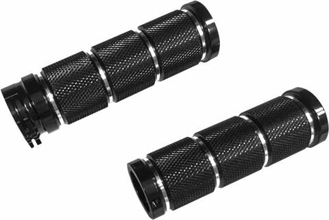 HARDDRIVE GRIP SET RETRO BLACK DUAL CABLE 353003