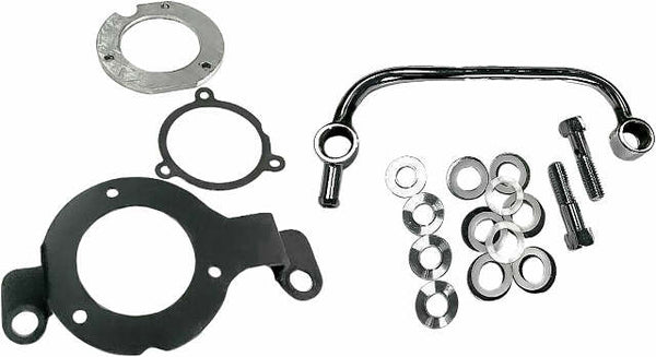 HARDDRIVE M8 BREATHER KIT GLOSS BLACK 120425