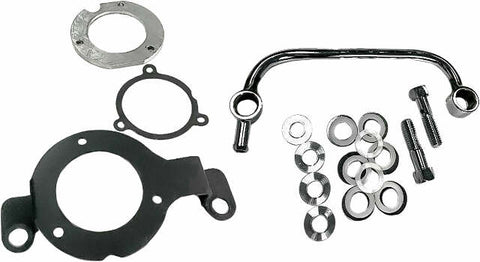 HARDDRIVE M8 BREATHER KIT GLOSS BLACK 120425