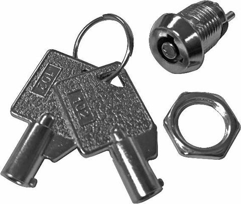HARDDRIVE ROUND KEY IGNITION UNIVERSAL CHROME E21-0217
