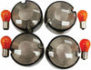 HARDDRIVE SMOKED TURN SIGNAL LENS KIT DOMED 161032