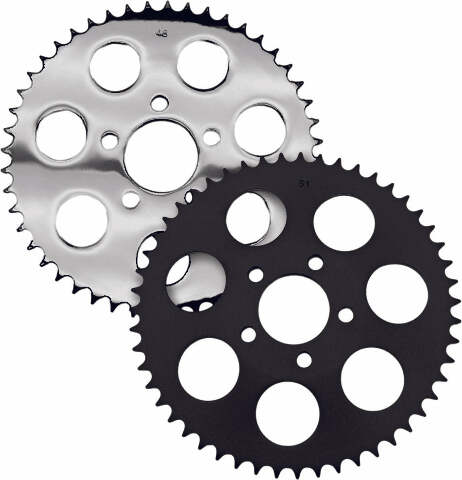 HARDDRIVE CHROME REAR SPROCKET 46T BIG TWIN 00-13 201650