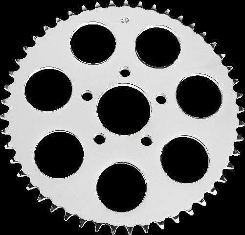 HARDDRIVE CHROME REAR SPROCKET 49T BIG TWIN 00-13 201653