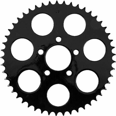 HARDDRIVE GLOSS BLACK REAR SPROCKET 49T BIG TWIN 00-13 201643
