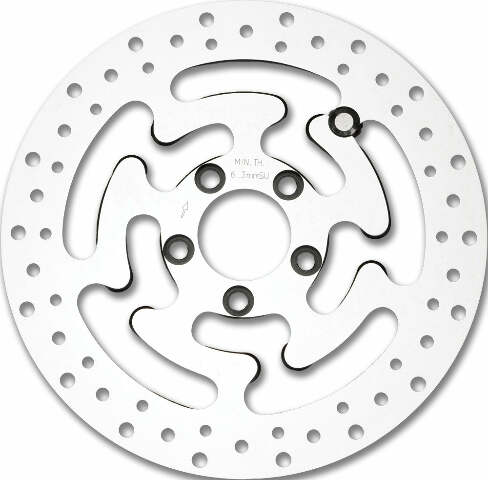 HARDDRIVE OE REAR ROTOR 11.8 POLISHED TOURING 08-13 11-066