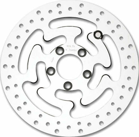 HARDDRIVE OE REAR ROTOR 11.8 POLISHED TOURING 08-13 11-066