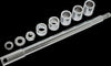HARDDRIVE CHROME FRONT AXLE W/HRDWARE FL SOFTAIL MODELS 86-99 68-605