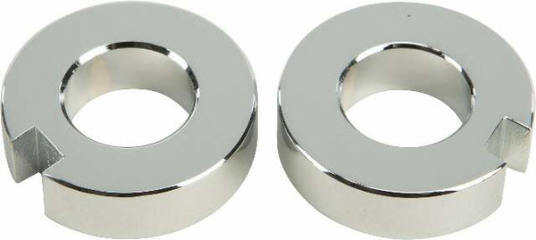 HARDDRIVE REAR AXLE COLLAR SET CHROME FXST 00-07 OEM 47577-00 25-062