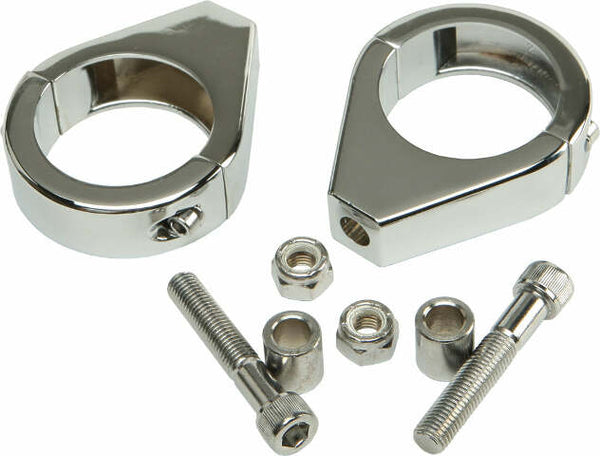 HARDDRIVE HD TURNSIGNAL CLAMP CHROME CHROME 41MM 41-034A