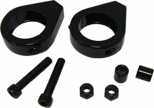 HARDDRIVE HD TURNSIGNAL CLAMP BLACK BLACK 41MM 41-034BK