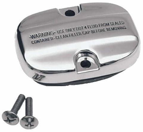 HARDDRIVE RR BRAKE MSTR CYLINDER COVER TOURING 99-04 SOFTAIL 00-05 053740