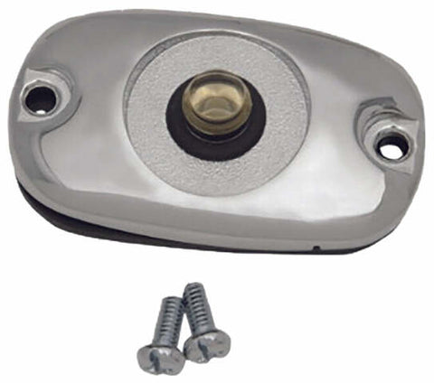 HARDDRIVE RR BRAKE MSTR CYLINDER COVER TOURING 05-07 SOFTAIL 06-UP 053741