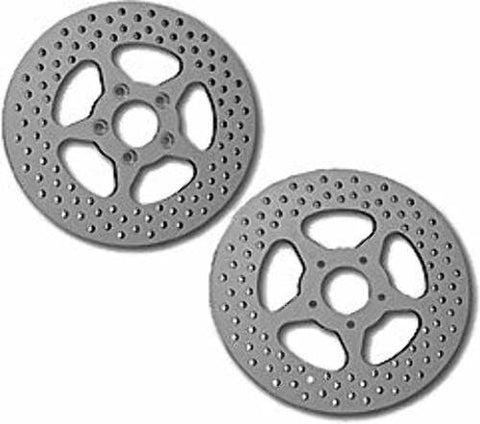 HARDDRIVE DRILLED VENTED ROTOR REAR FL/FX 00-17 FLT 00-07 XL 00-10 144605