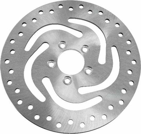 HARDDRIVE DRILLED VENTED ROTOR REAR FL/FX 00-17 FLT 00-07 XL 00-10 144312