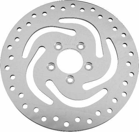 HARDDRIVE DRILLED VENTED ROTOR REAR FL/FX 00-17 FLT 00-07 XL 00-10 144315