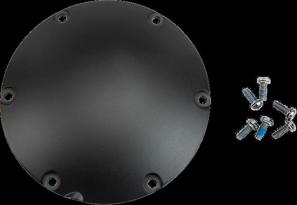 HARDDRIVE SATIN BLACK DERBY COVER 04-20 XL 37-072SB