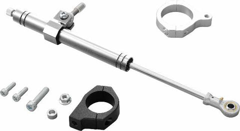 HARDDRIVE STEERING DAMPER 06-17 FXD SILVER 84889