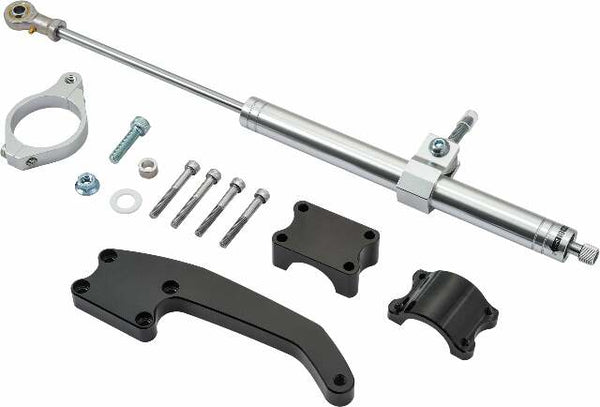 HARDDRIVE STEERING DAMPER 17-UP FLT SILVER 820-52290
