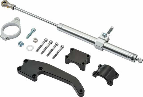 HARDDRIVE STEERING DAMPER 17-UP FLT SILVER 820-52290