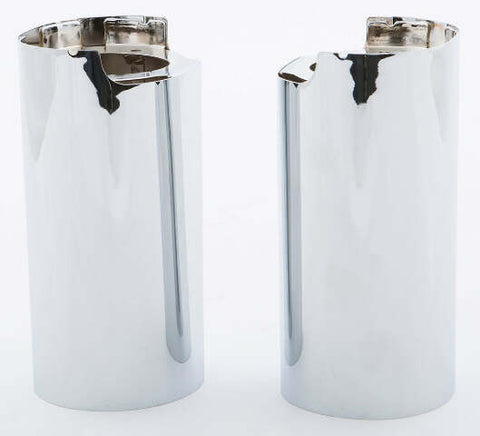 HARDDRIVE UPPER FORK TUBE COVERS CHROME TOURING 14-UP 302603