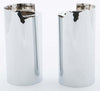 HARDDRIVE UPPER FORK TUBE COVERS CHROME TOURING 14-UP 302603